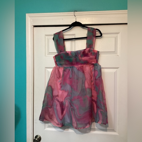 💥PRICE DROP💥 Cindylou Printed Babydoll Dress - Picture 7 of 10